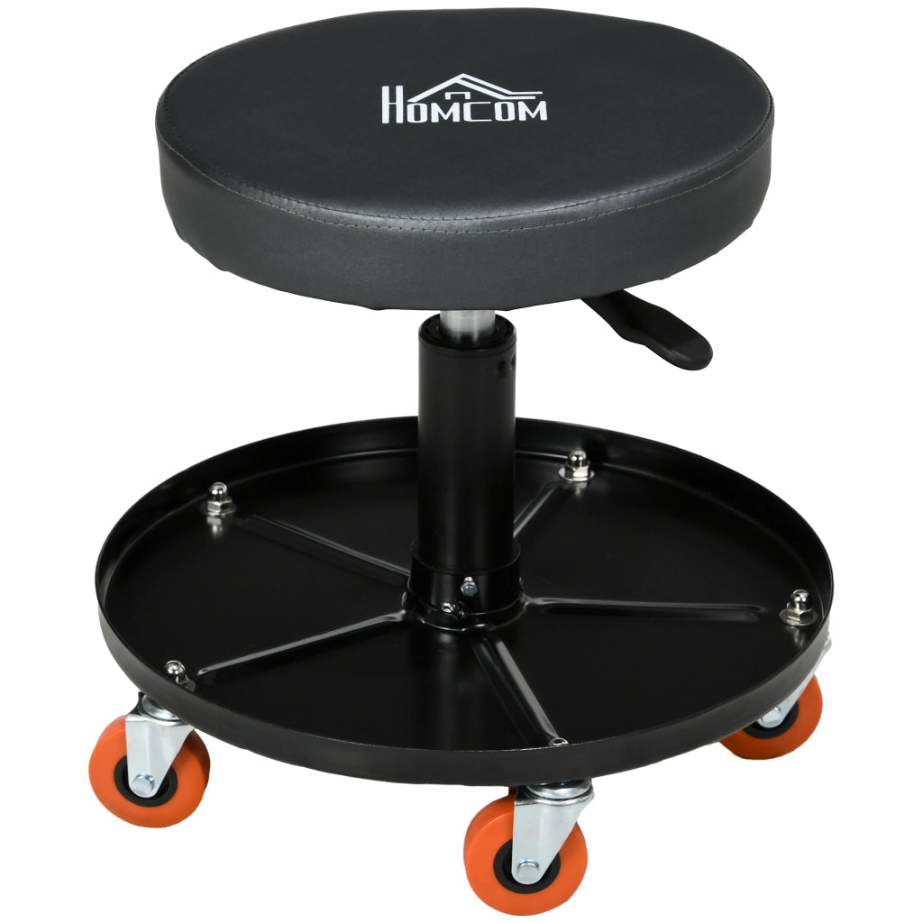 Sgabello Pivotante Regolabile ¨C Minimal ¨C Nero 100kg