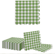 Serviette da tavola da un tempo 40 pezzi - Verde oliva - Decorazione da tavola - Decorazione da festa - 33 x 33 cm - Serviette