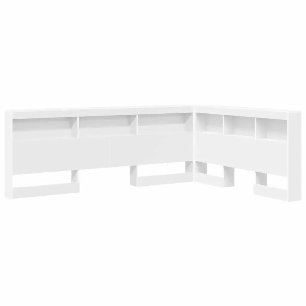 Testata contenitore Bianco 135 cm Legno multistrato 3335549