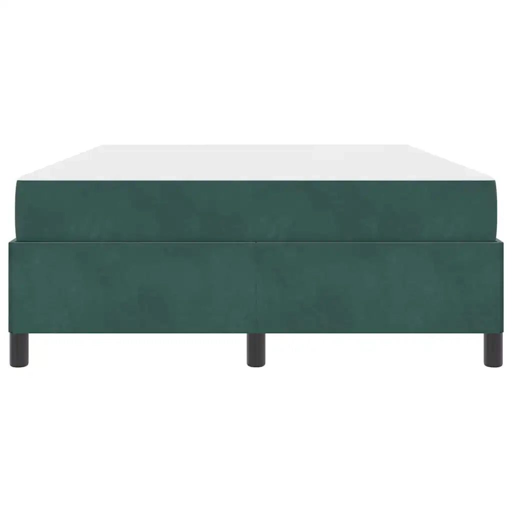 Struttura del letto Verde Scuro 140 x 190 cm Tessuto 3399063