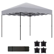 Gazebo 3x3 m ¨C Minimal ¨C Tessuto Grigio Chiaro