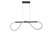 Lampada a sospensione Savanah LED 16W nera 80 cm Reality