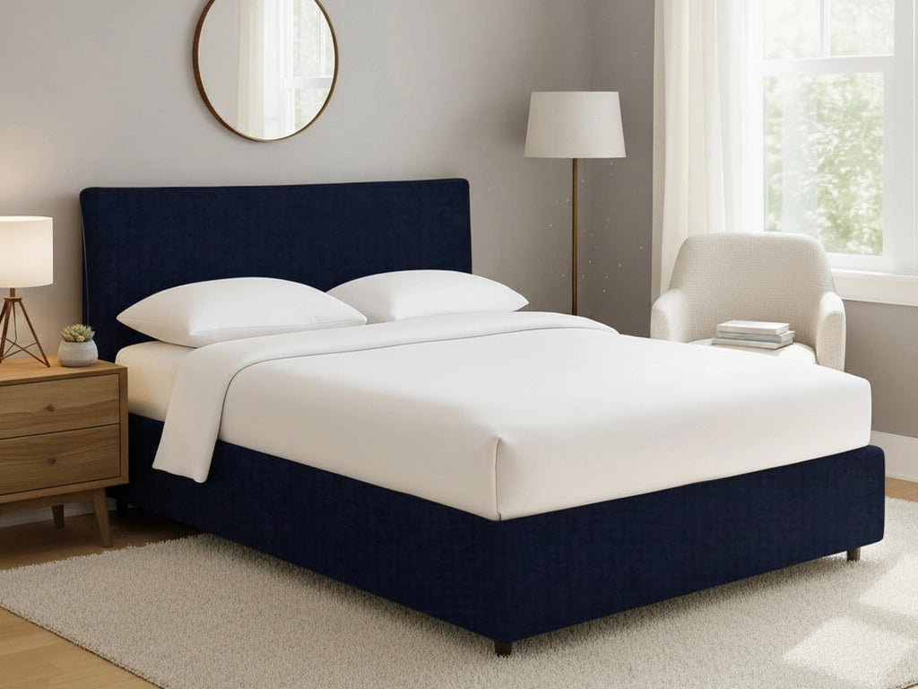 Staines, Letto Singolo Sfoderabile Made in Italy, Viola Scuro