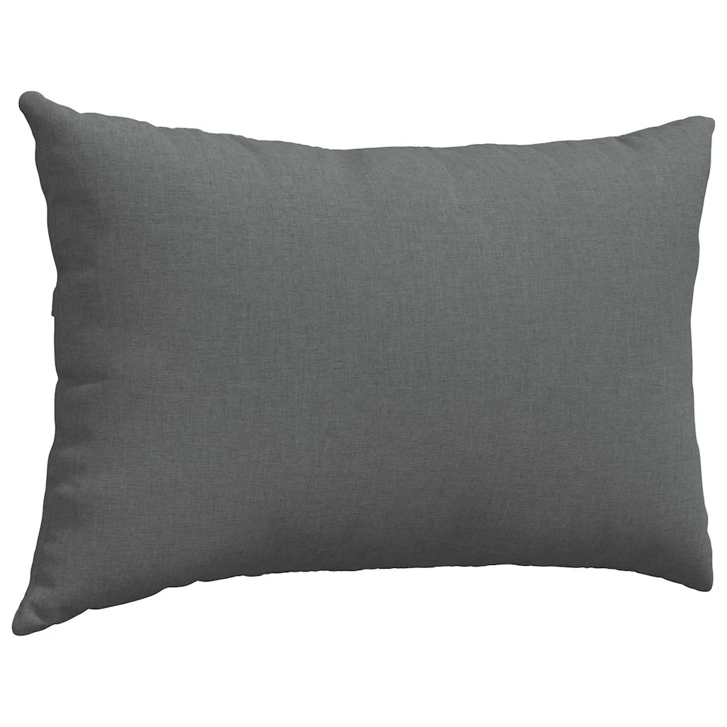 Cuscini da Divano 2 pcs Grigio scuro 60 x 40 cm Tessuto 42013654