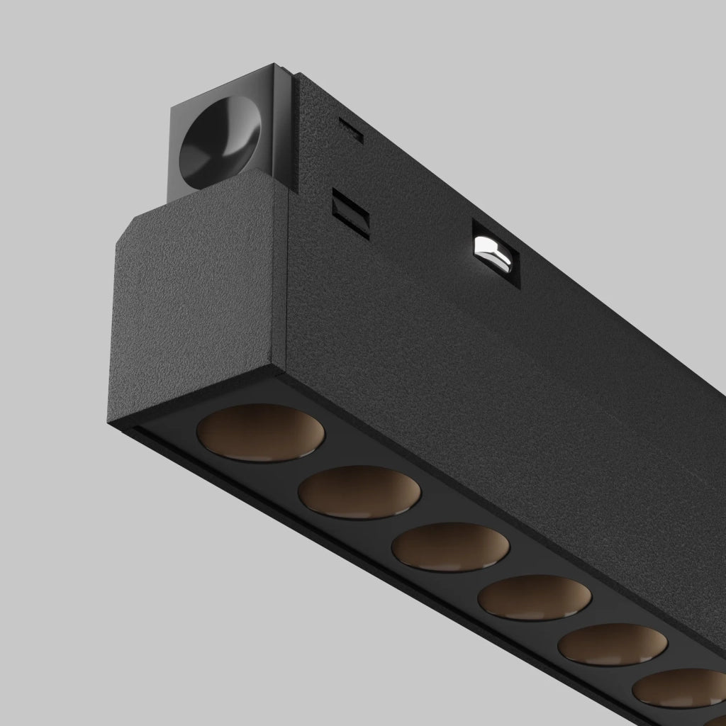 Maytoni Lampada a binario Exility Points 1 luce LED integrato nero alluminio