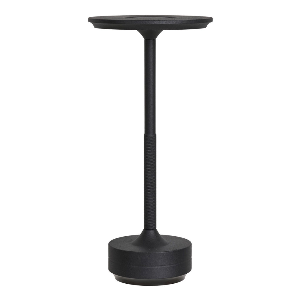 Lampada da Tavolo Lyneham, Nero, Alluminio, 13x13x28,5 cm
