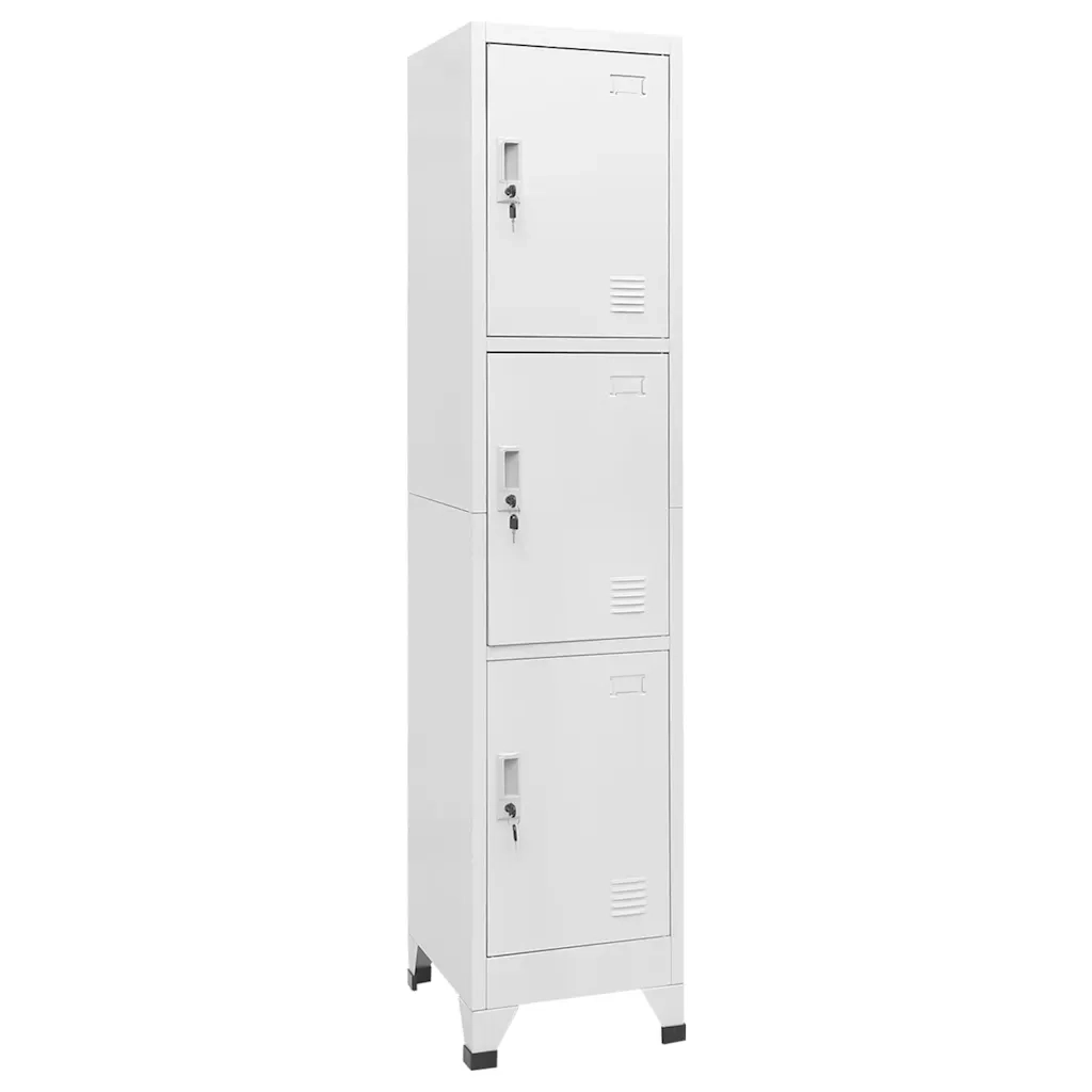 Armadietto a Chiave a 3 Scomparti 38x45x180 cm   cod mxl 51369