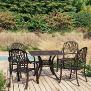 Set da Bistrot 5 pz in Alluminio Pressofuso Bronzo 3070604