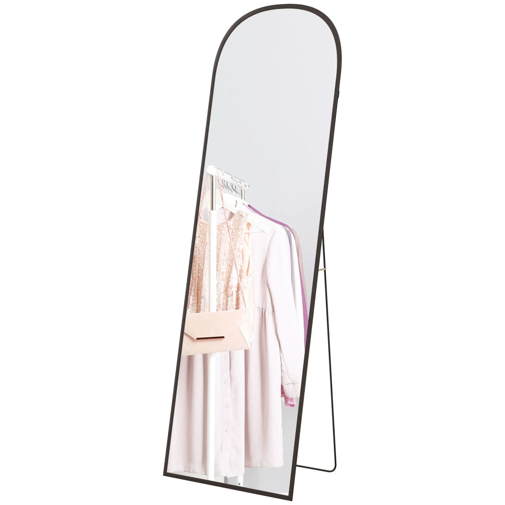 Specchio da Terra Intero Corpo ¨C Xylo ¨C Design Moderno Nero 50x161,5 cm