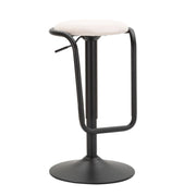 Sgabello Bar Destiny Bianco cm ø 41x61-83