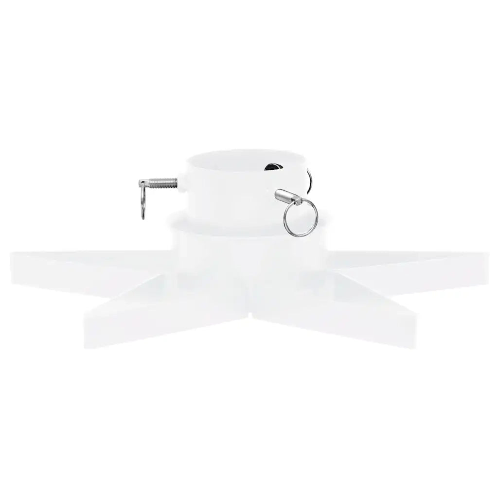 Base per Albero di Natale Bianca 47x47x13,5 cm cod mxl 64790