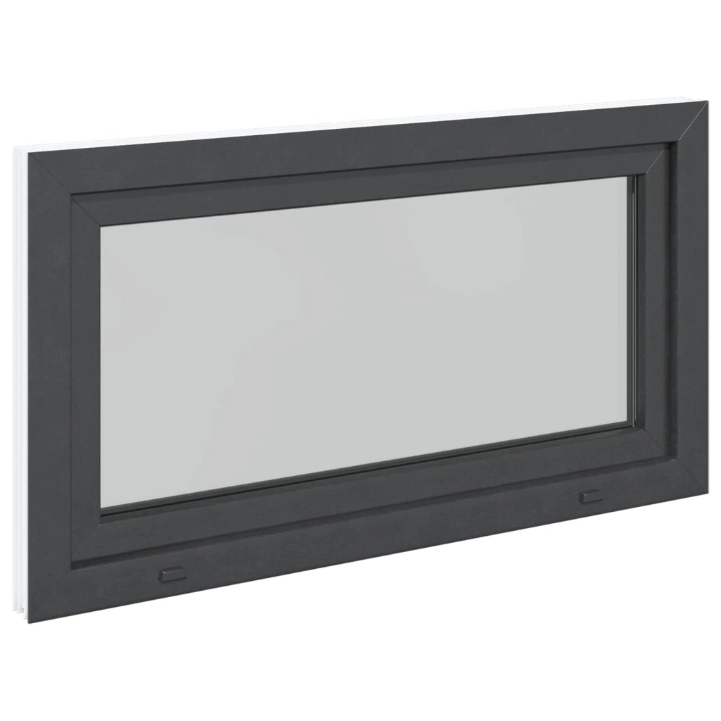 Finestra per Soffitta RISOR 110 x 60 cm PVC e Vetro Antracite CFW7338061