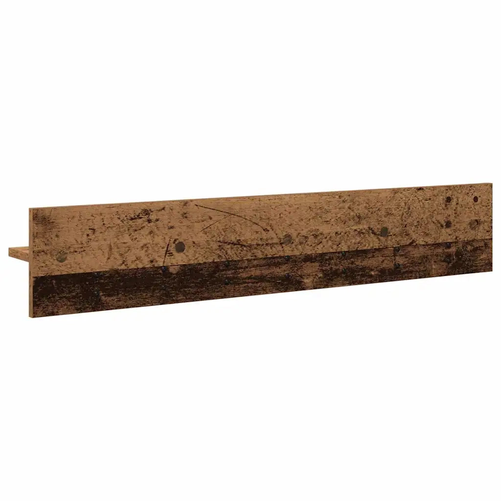 Appendiabiti a muro Legno vecchio 100 x 10.5 x 18 cm 874409