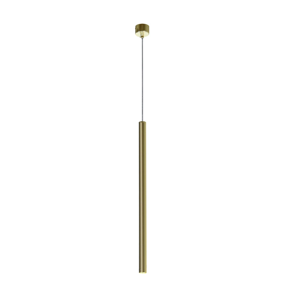 Lampada a sospensione Lungo G9 oro ottone Light Prestige