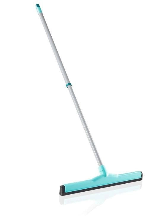 Leifheit 56421 Classic Spingiacqua Telescopico Doppia Lama in Gomma 45 cm Asta 70 133 cm colore Turchese