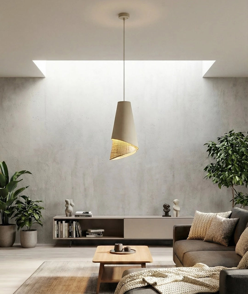 Lampada sospesa MODA 1xE27 nero marrone Emibig