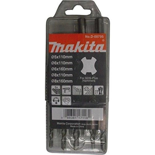 Makita HR2631FT13 Martello Combinato SDS-plus 800 W 4600 giri-min 2,4 J con Valigetta in Alluminio e Set 5 Puntes colore Nero