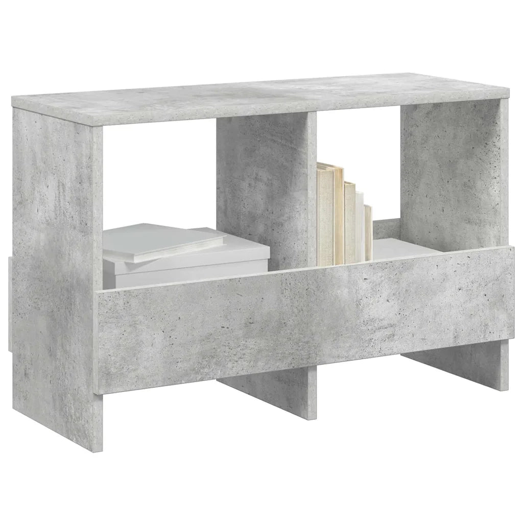 Scaffale per riviste Grigio cemento 68,5 x 30 x 45 cm 890987