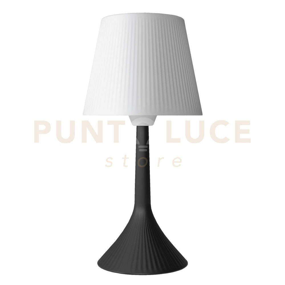 LAMPADA DUSE NERO OPACO 1 LUCE ATTACCO E14