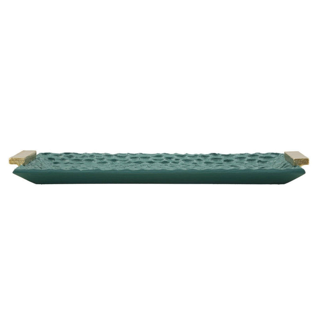 Vassoio VKH724, Verde, Poliresina, 3x34x19,5 cm