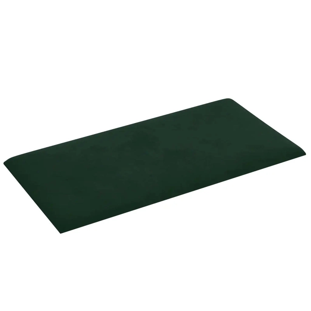 Testiera | Testata da Parete 12 pcs Verde Scuro Velluto