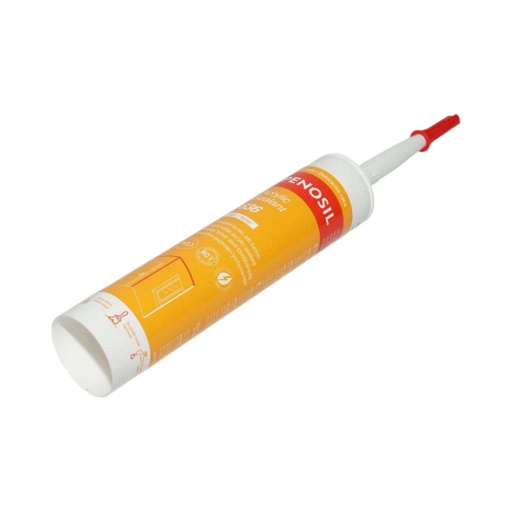 Silicone acrilico bianco sigillante verniciabile 280 ml – Acrylic Sealant 636 Penosil