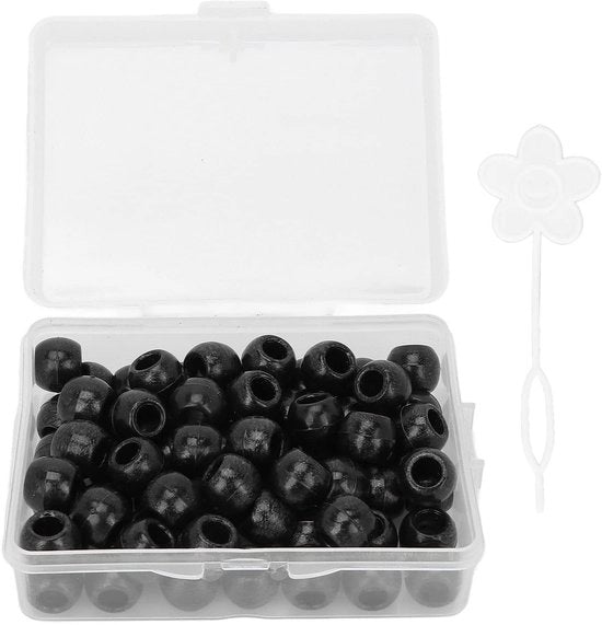 Accessori per capelli - Dreadlocks in plastica - 70 pezzi - Accessori per barba - Decorazioni per capelli - Accessori per uomo - Materiale in plastica