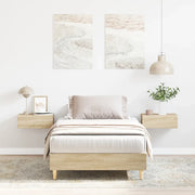 Giroletto senza Materasso-Struttura Letto Rovere Sonoma 100x200cm in Truciolato 416616