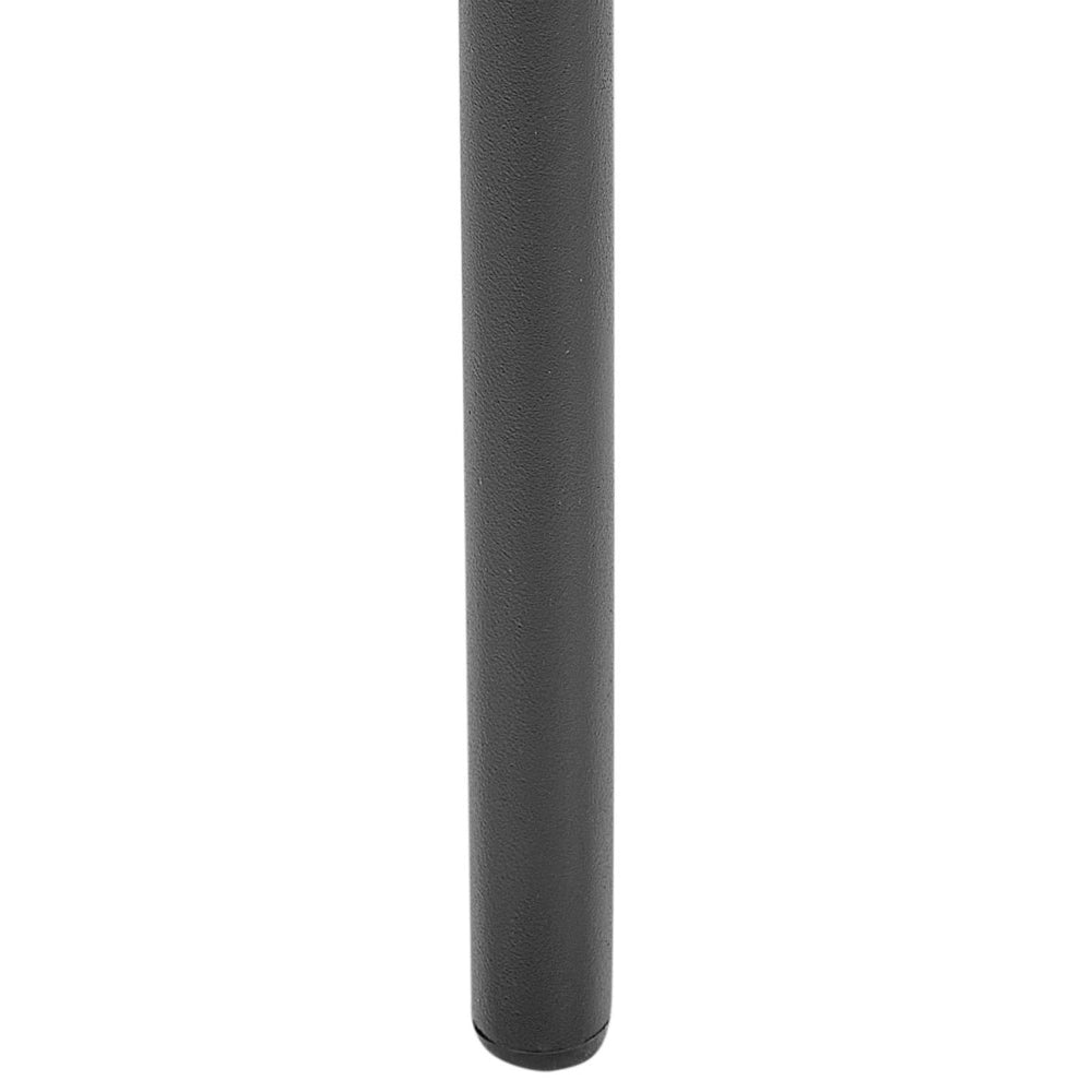 Set di 2 sedie da pranzo Sedute in poliestere blu scuro Gambe in metallo per sala da pranzo cucina