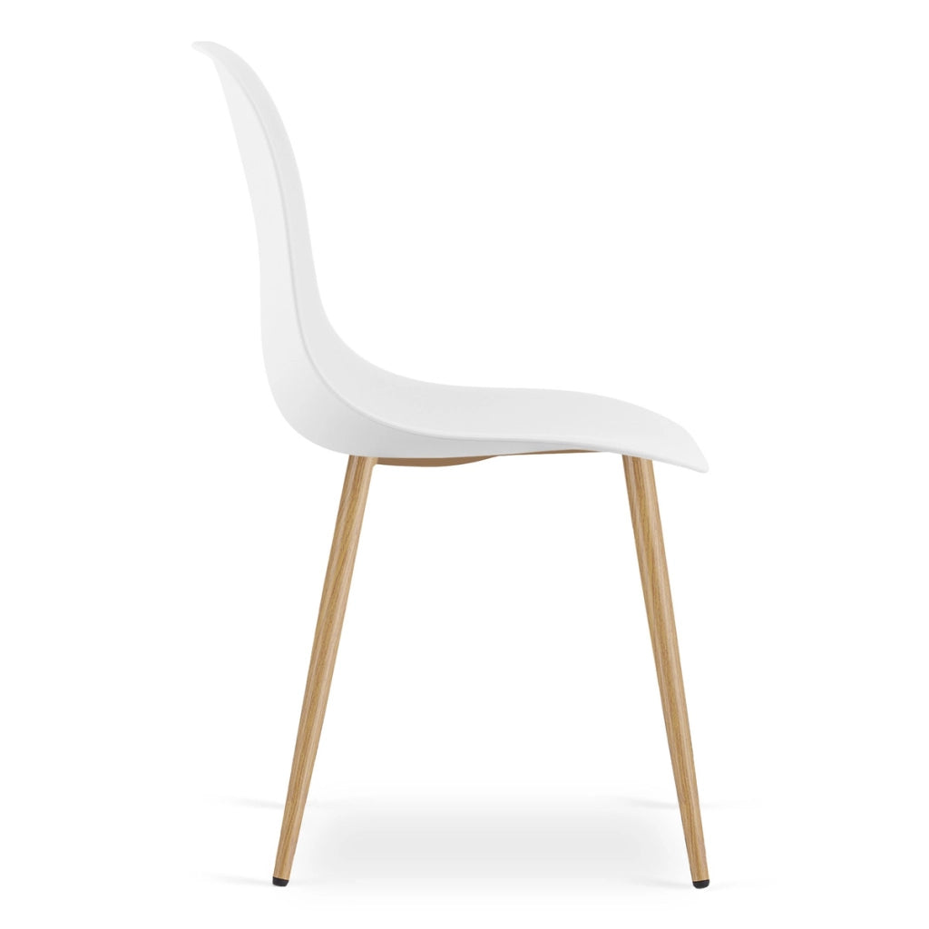 Set da pranzo scandinavo Kami con tavolo rotondo e 2 sedie Wat