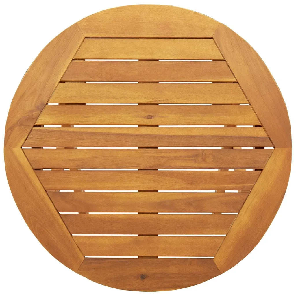 Set da Pranzo per Giardino con cuscino 3 pcs Olio Naturale 4105500