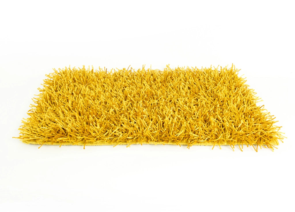 Tappeto Da Cucina E Da Salotto Modello Shaggy - 60x160cm - Oro