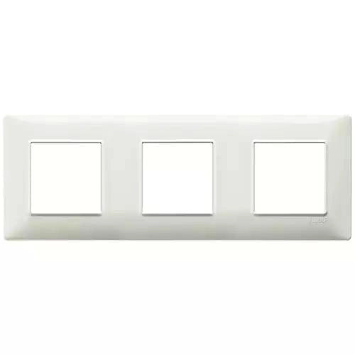 VIMAR PLANA - PLACCA 6M (2+2+2) INT71 AVORIO
