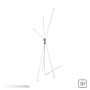 Lampada da terra treppiede LED 24W 3000K nera Lautaro Zuma