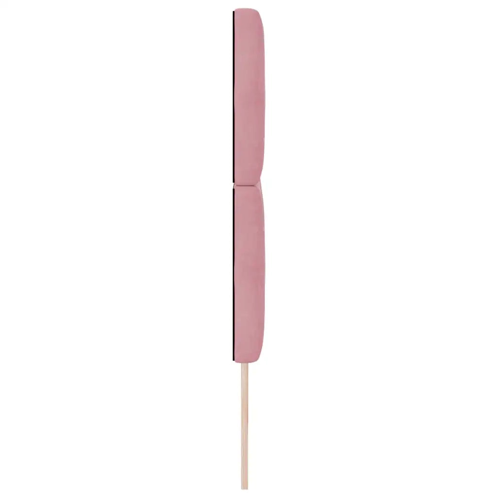 Testiera LED con strisce LED con testiera Rosa 200 cm Velluto 3338383
