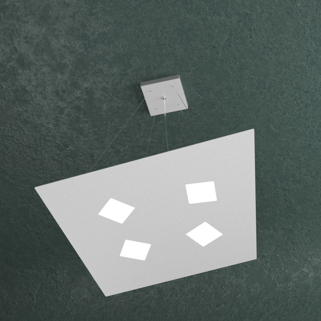 NOTE SOSPENSIONE 4 LUCI GRIGIO 1140-S4-GR