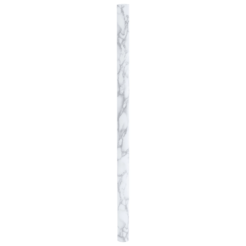 Adesivi per Mobili Autoadesivi Bianco Marmoreo 90x500 cm in PVC 3206487