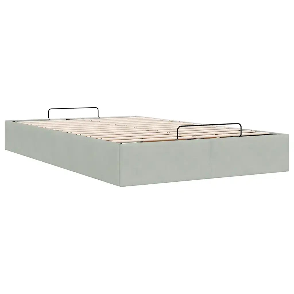 Struttura Letto Pouf Senza Materasso 120x190 cm Velluto 3310949
