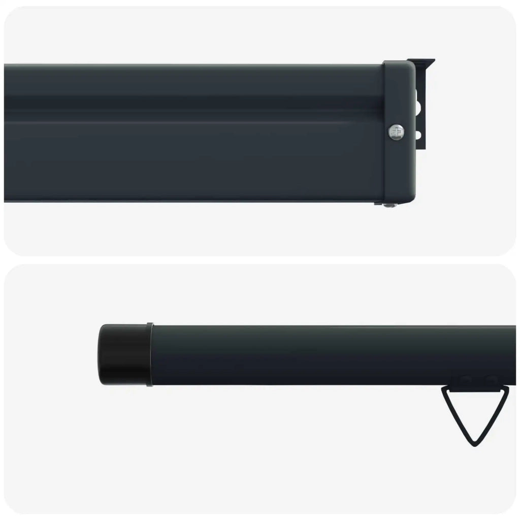 Tenda laterale per balcone-Tenda parasole per balcone 100% poliestere ferro acciaio 329182