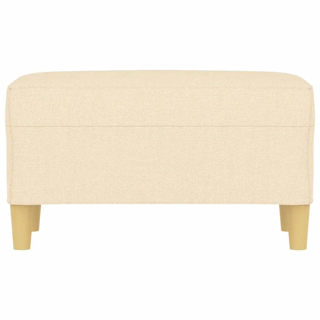 Panca crema 70x35x41 cm in Tessuto 349369