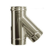 Raccordo T 135° canna fumaria DN 350 tubo acciaio inox 316