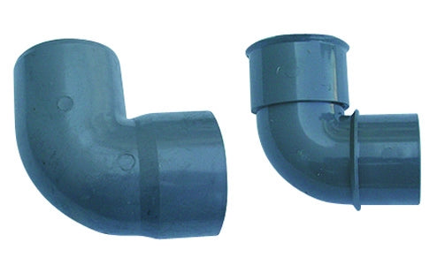 CURVA 87  °30' MF PVC GRIGIO- Diam. 100- senza- pezzi 1
