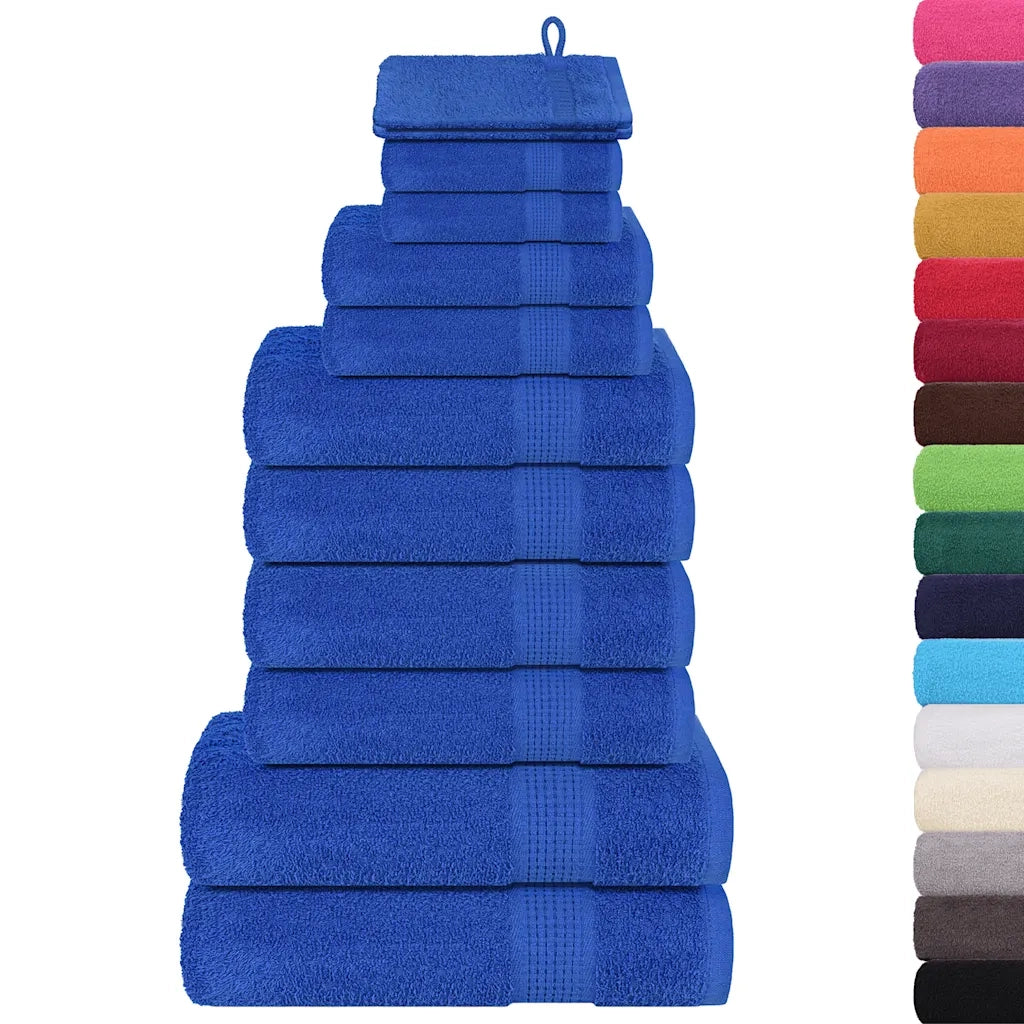 Set di asciugamani 12 pezzi FROGN Blu 360 g/m² 137097