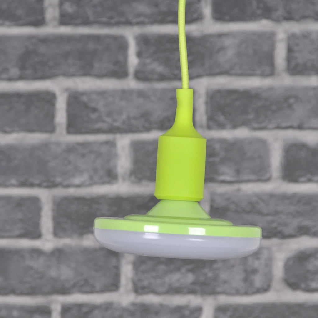 Lampada a sospensione KIKI verde E27 LED 10W Polux