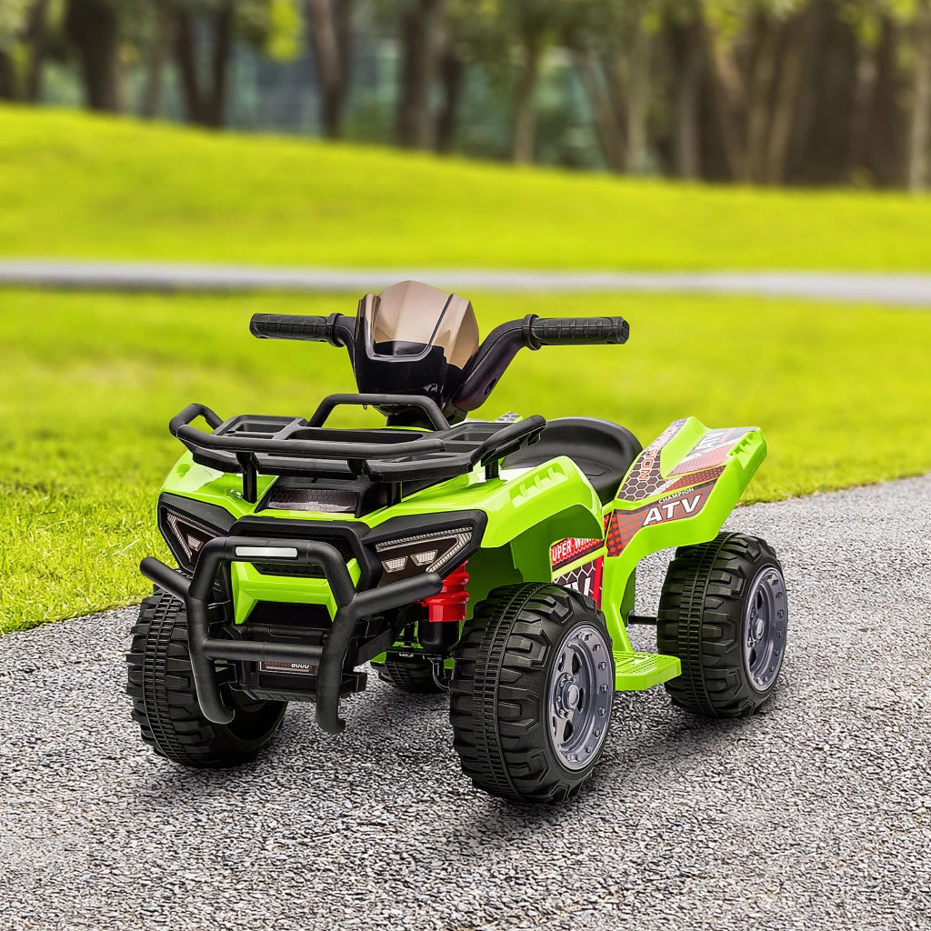 Quad elettrico per bambini ¨C zephmum ¨C verde 18-36 mesi 6V 2km/h