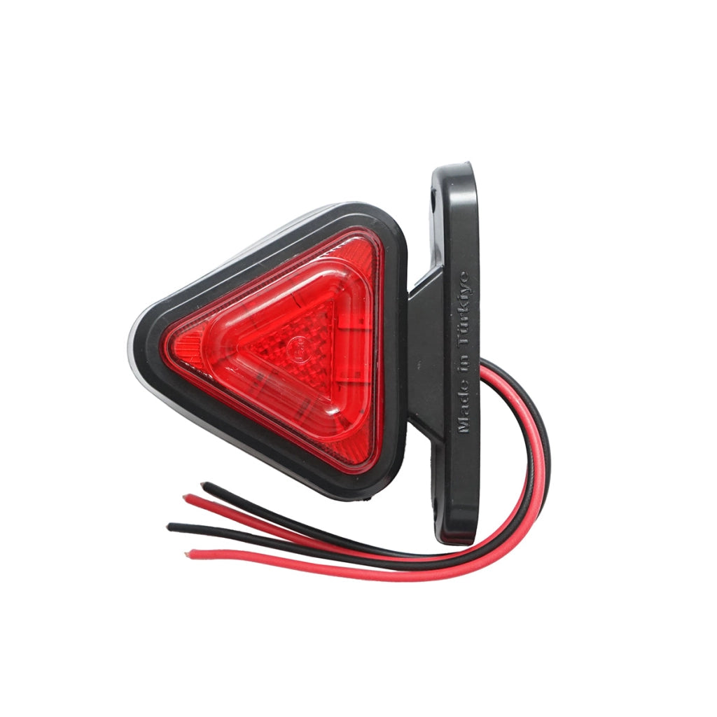 Luce di posizione laterale triangolare a LED 12-24V, bianco-rosso FR0101 Breckner Germany