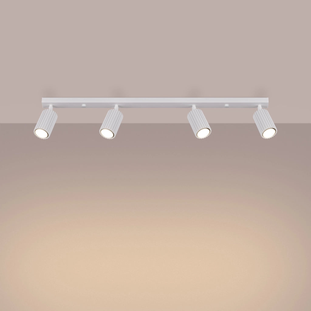 Lampada da soffitto KARBON 4L bianco