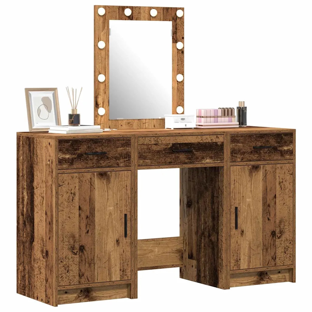 Tavolo da Trucco Marrone 50 x 41 x 135 cm Legno multistrato 3334261