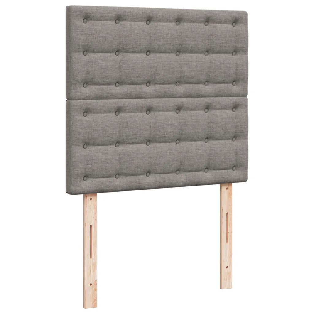 Giroletto a Molle con Materasso Tortora 100x200 cm in Tessuto 3293509