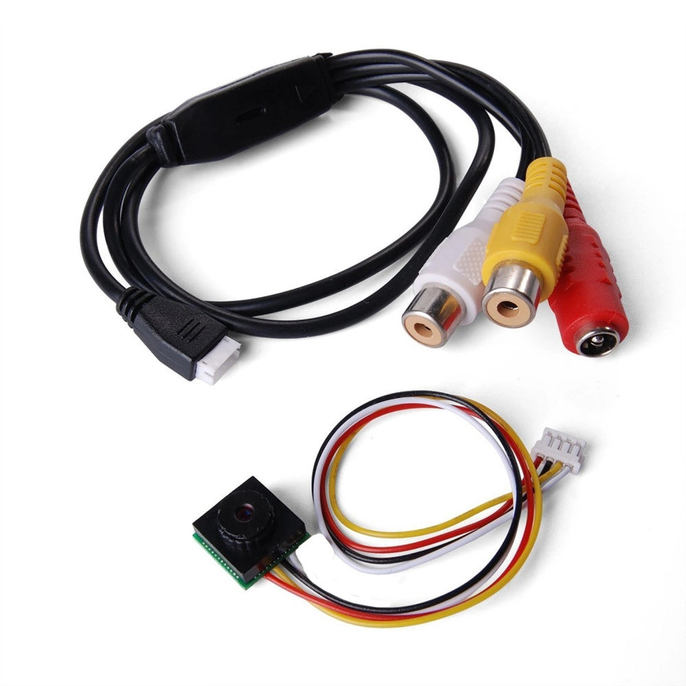 Trade Shop - Cimice Mini Micro Telecamera Camera 3mpx Spia Spy Colori Audio Video Microfono -